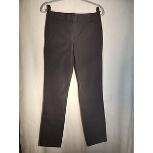 J. Crew Favorite Fit Classic Black Trousers Stretch Size 2 Regular New